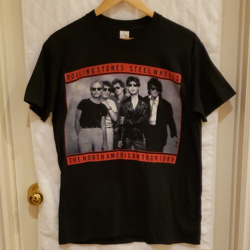 📌 80’s Rolling Stones Steel Wheels Tour T-Shirt